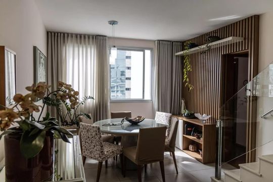 Sala de apartamento para alugar com 2 quartos, 137m² em Gutierrez, Belo Horizonte