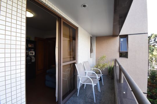 Sacada do Escritório de apartamento à venda com 3 quartos, 271m² em Batel, Curitiba