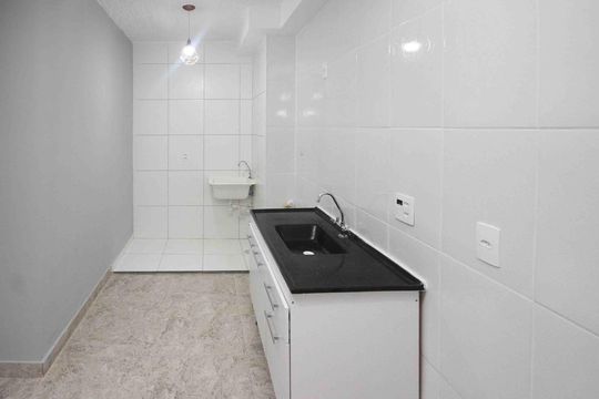 Cozinha de apartamento à venda com 2 quartos, 36m² em Cidade São Mateus, São Paulo