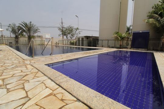 Área comum - Piscina de apartamento para alugar com 2 quartos, 41m² em Shopping Park, Uberlândia