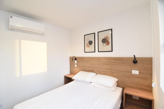 Quarto do Studio de kitnet/studio à venda com 1 quarto, 30m² em Centro, Curitiba