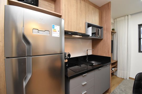 Studio de kitnet/studio à venda com 1 quarto, 30m² em Centro, Curitiba