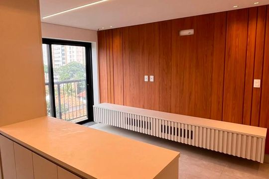 Sala de apartamento para alugar com 2 quartos, 75m² em Setor Bueno, Goiânia