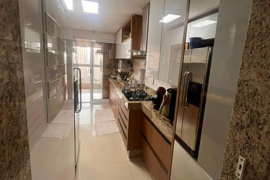Cozinha de apartamento para alugar com 3 quartos, 148m² em Setor Marista, Goiânia