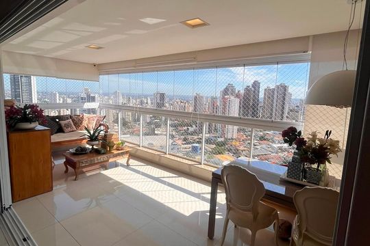 Varanda de apartamento para alugar com 3 quartos, 148m² em Setor Marista, Goiânia
