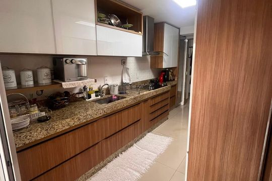 Cozinha de apartamento para alugar com 3 quartos, 148m² em Setor Marista, Goiânia