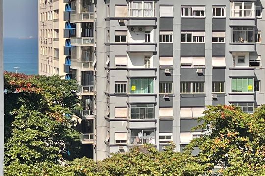 Vista do Studio de apartamento para alugar com 1 quarto, 44m² em Copacabana, Rio de Janeiro