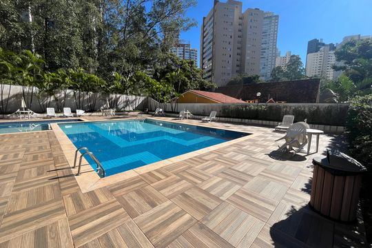 Área comum - Piscina de apartamento para alugar com 2 quartos, 67m² em Vila Andrade, São Paulo