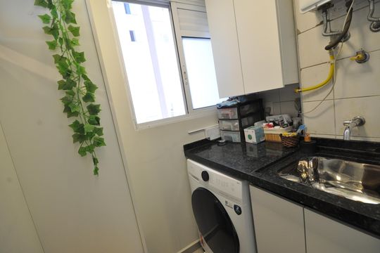 Área de Serviço de apartamento à venda com 2 quartos, 63m² em Vila Leonor, São Paulo