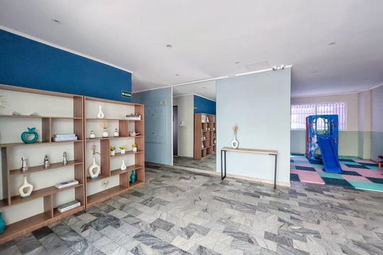Área comum de apartamento à venda com 1 quarto, 45m² em Santo Amaro, São Paulo