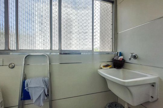 Área de Serviço de apartamento à venda com 1 quarto, 45m² em Santo Amaro, São Paulo