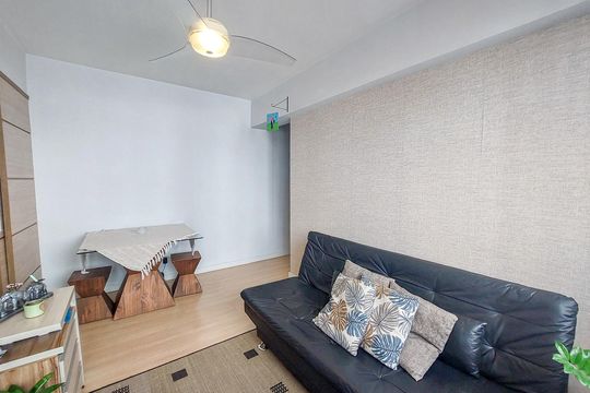 Sala de apartamento à venda com 1 quarto, 45m² em Santo Amaro, São Paulo