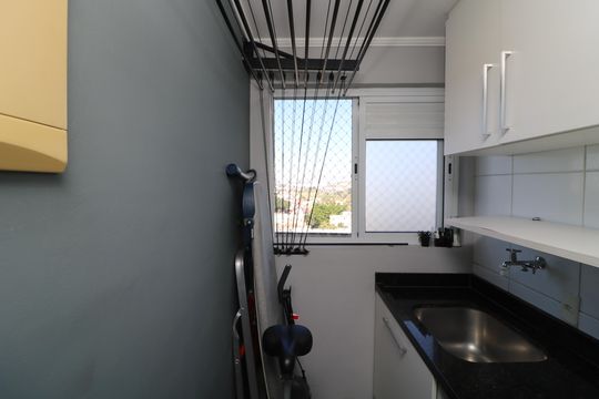 Área de Serviço de apartamento à venda com 2 quartos, 49m² em Vila Bela, São Paulo