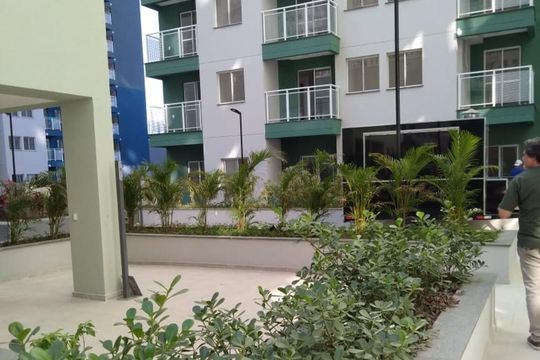 Área externa de apartamento à venda com 2 quartos, 48m² em Santo Cristo, Rio de Janeiro