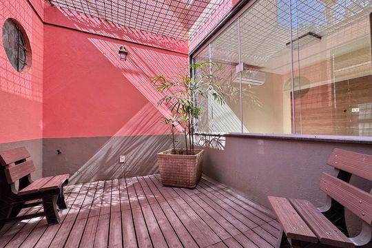 Sala - Jardim de Inverno de casa de condomínio para alugar com 2 quartos, 74m² em Recreio dos Bandeirantes, Rio de Janeiro