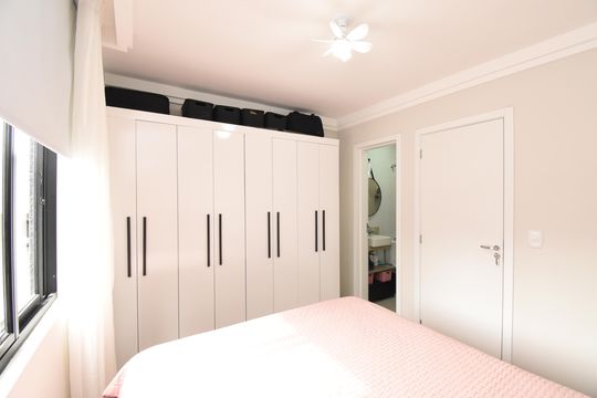 Suíte de casa de condomínio à venda com 2 quartos, 99m² em Atuba, Curitiba