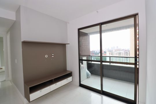 Sala de apartamento para alugar com 2 quartos, 55m² em Brotas, Salvador