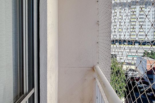 Varanda de apartamento à venda com 2 quartos, 50m² em Vila Guilhermina, São Paulo