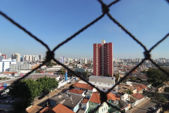 Vista da Sala de Jantar de apartamento à venda com 3 quartos, 126m² em Vila Scarpelli, Santo André