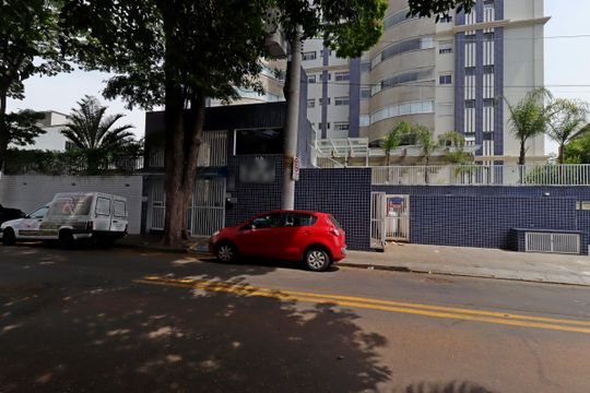 Fachada de apartamento à venda com 3 quartos, 126m² em Vila Scarpelli, Santo André
