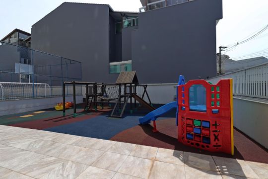 Área Comum - Playground de apartamento à venda com 3 quartos, 126m² em Vila Scarpelli, Santo André