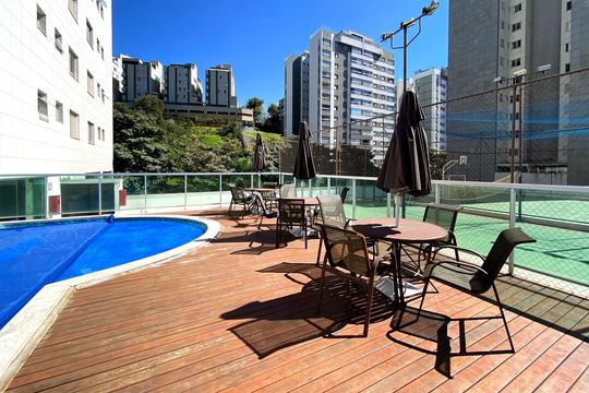 Área comum de apartamento à venda com 2 quartos, 71m² em Buritis, Belo Horizonte