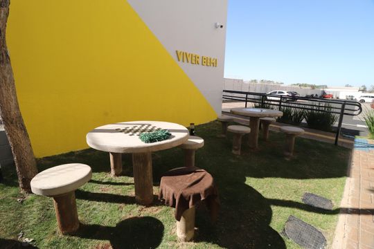 Área comum de apartamento para alugar com 2 quartos, 46m² em Jardim Holanda, Uberlândia
