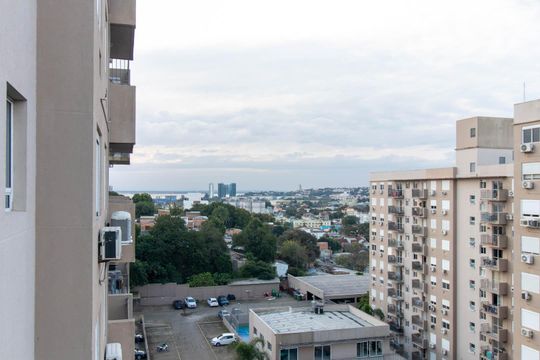 Varanda da Sala de apartamento à venda com 3 quartos, 67m² em Tristeza, Porto Alegre
