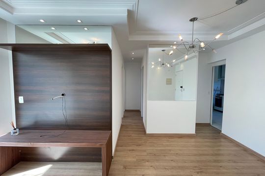 Sala de apartamento para alugar com 3 quartos, 67m² em Jaguaré, São Paulo