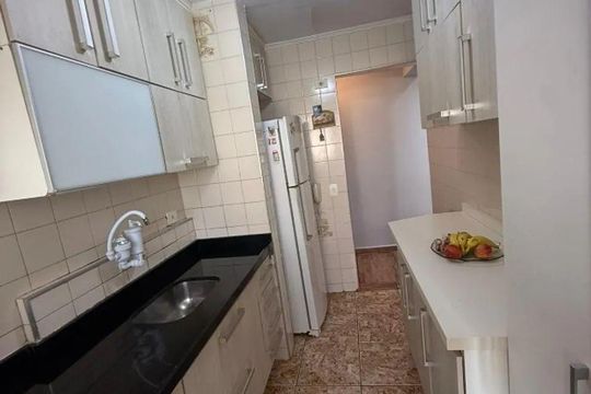 Cozinha de apartamento à venda com 2 quartos, 56m² em Jardim Sao Saverio, São Paulo