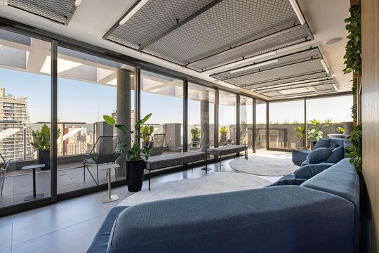 Área comum de kitnet/studio à venda com 1 quarto, 24m² em Pompeia, São Paulo