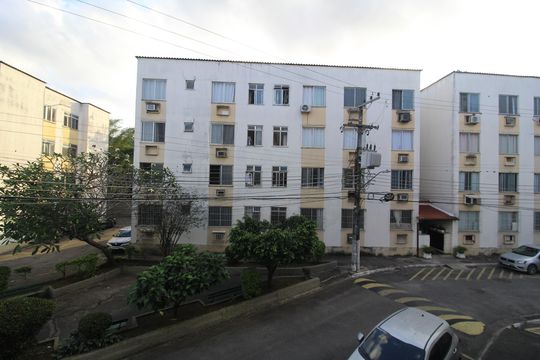 Sala - Vista de apartamento à venda com 2 quartos, 56m² em Jacarepaguá, Rio de Janeiro