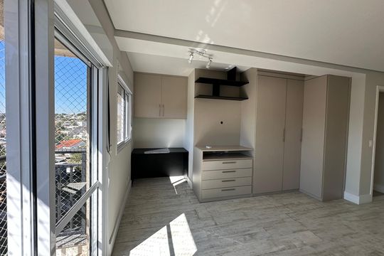 Suíte master de apartamento para alugar com 1 quarto, 71m² em Alphaville Residencial Um, Barueri