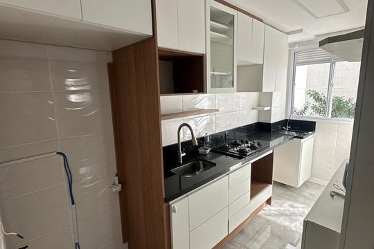 Cozinha de apartamento à venda com 2 quartos, 41m² em Colônia (Zona Leste), São Paulo