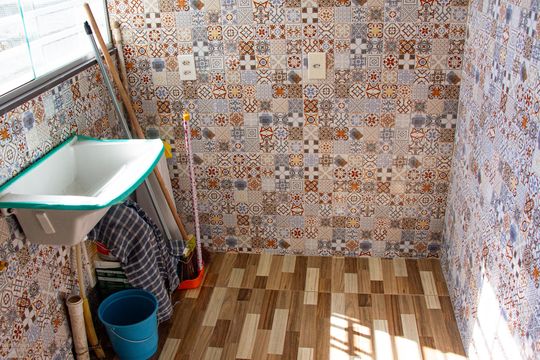 Área de serviço de apartamento para alugar com 2 quartos, 44m² em Santa Cruz, Rio de Janeiro