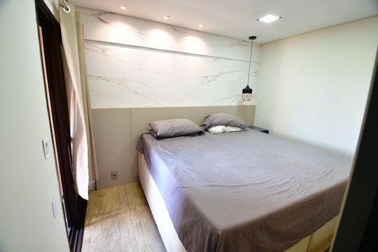 Quarto Suíte de apartamento para alugar com 1 quarto, 72m² em Centro, Campinas