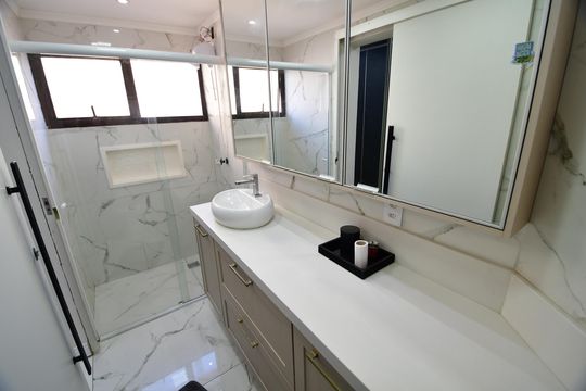 Banheiro Suíte de apartamento para alugar com 1 quarto, 72m² em Centro, Campinas