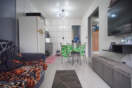 sala de casa à venda com 2 quartos, 74m² em Petrópolis, Novo Hamburgo