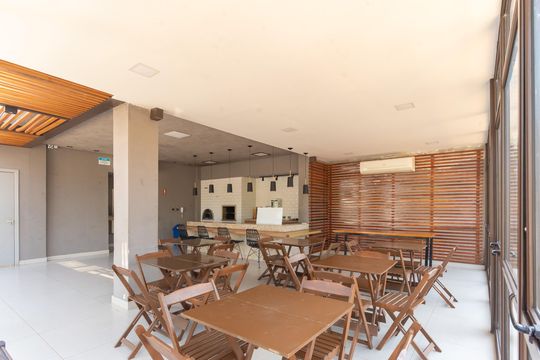 Área comum - Churrasqueira de apartamento para alugar com 2 quartos, 48m² em Jardim Monte Alto, Campinas