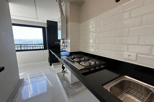 Cozinha de apartamento à venda com 3 quartos, 80m² em Vila Militar, Barueri