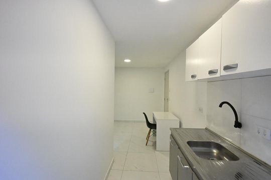 Cozinha de kitnet/studio para alugar com 1 quarto, 20m² em Ferreira, São Paulo