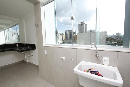 Área de Serviço de apartamento à venda com 2 quartos, 78m² em Barro Preto, Belo Horizonte