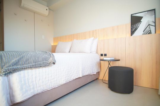 Quarto - Sala de kitnet/studio para alugar com 1 quarto, 25m² em Independência, Porto Alegre