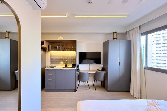 Quarto  de kitnet/studio para alugar com 1 quarto, 25m² em Santo Amaro, São Paulo