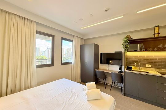 Quarto de kitnet/studio à venda com 1 quarto, 25m² em Santo Amaro, São Paulo