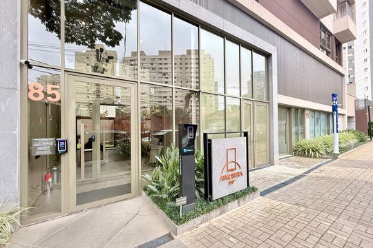 Fachada  de kitnet/studio à venda com 1 quarto, 25m² em Santo Amaro, São Paulo