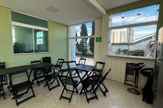 Churrasqueira de apartamento à venda com 3 quartos, 90m² em Pinheirinho, Santo André