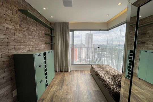 Sala de apartamento para alugar com 1 quarto, 68m² em Butantã, São Paulo