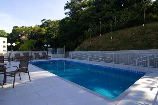 Área comum de apartamento à venda com 2 quartos, 58m² em Vargem Grande, Rio de Janeiro