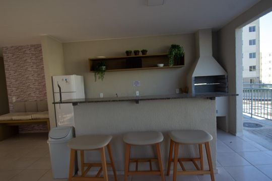 Área comum de apartamento à venda com 2 quartos, 58m² em Vargem Grande, Rio de Janeiro